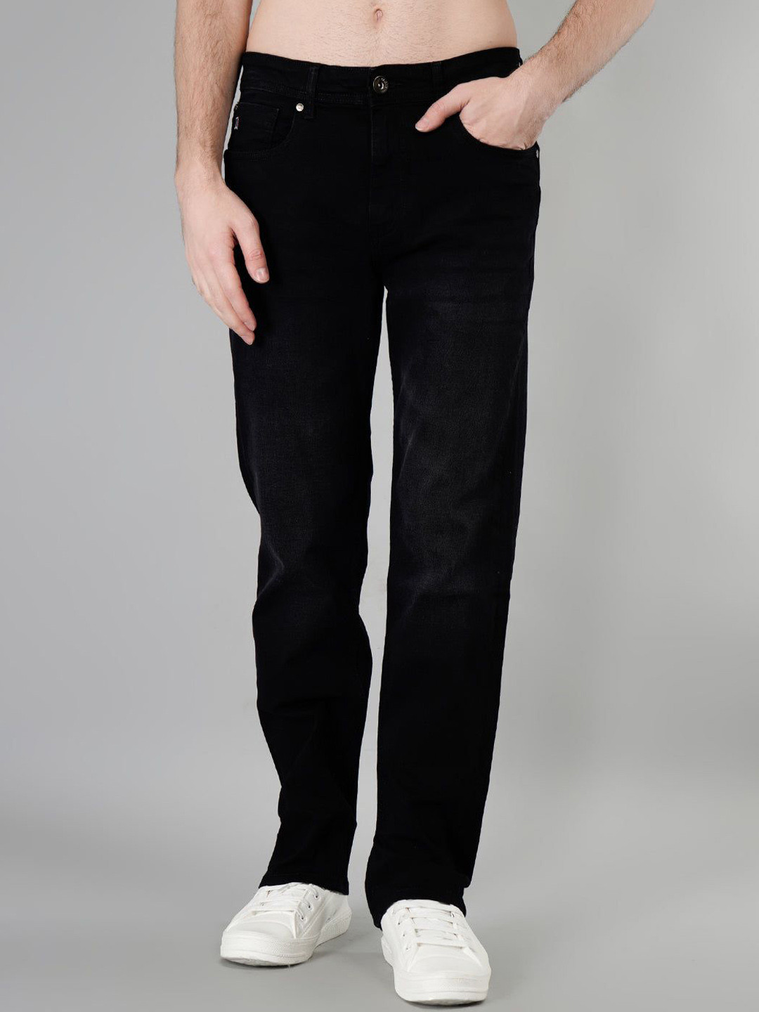 TIM PARIS Logan Men Original Straight Fit Mid-Rise Stretchable Jeans
