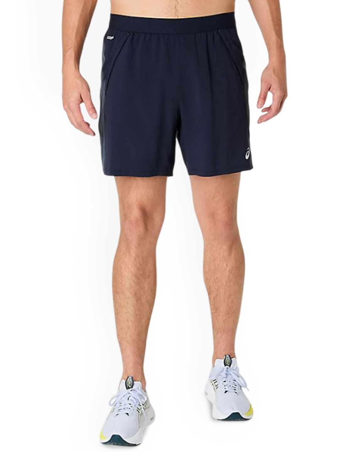 ASICS Road Men Mid-Rise Sports Shorts