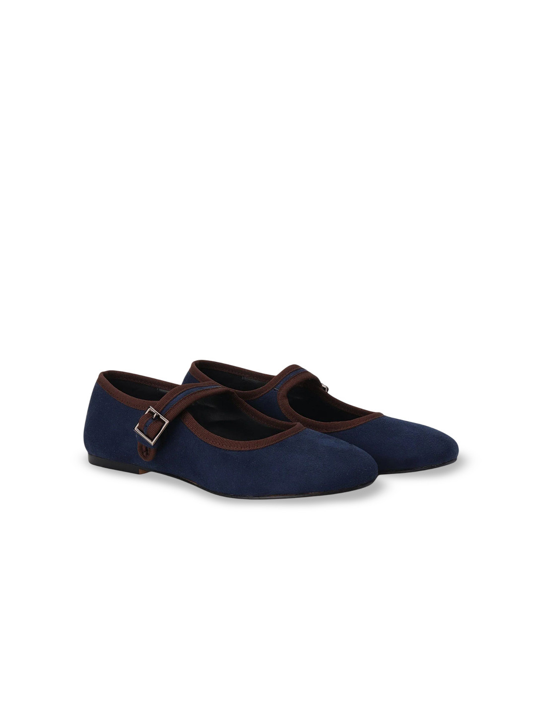 Mistry Women Leather Round Toe Ballerinas