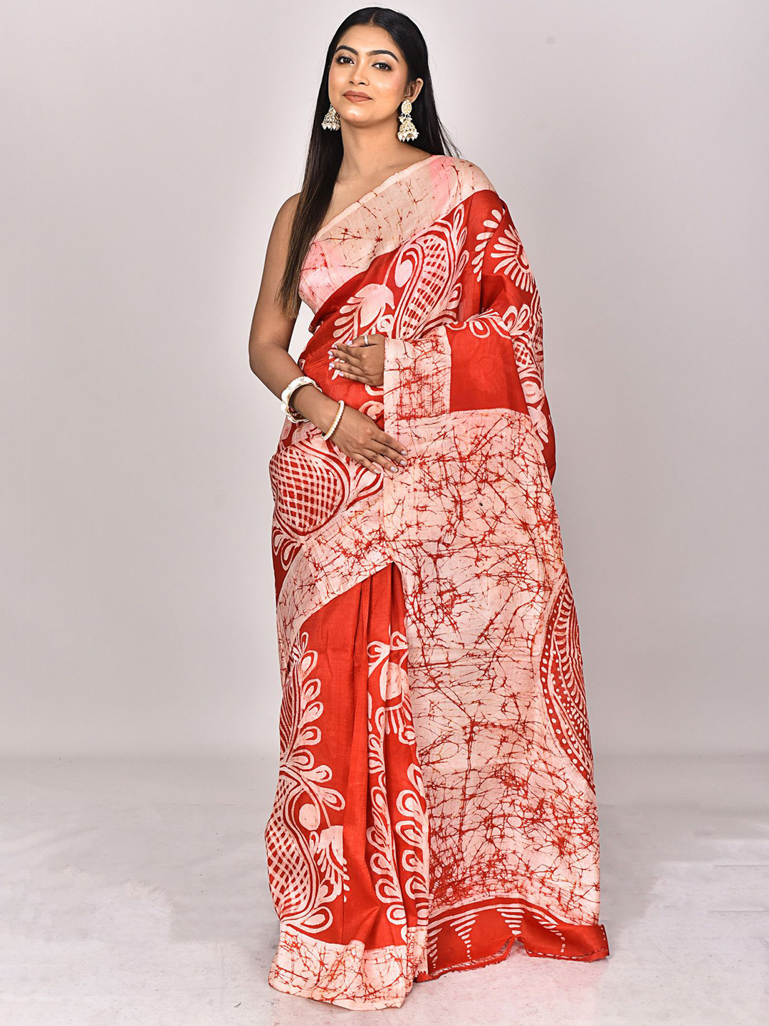 RAM SHYAM collection Batik Printed  Saree