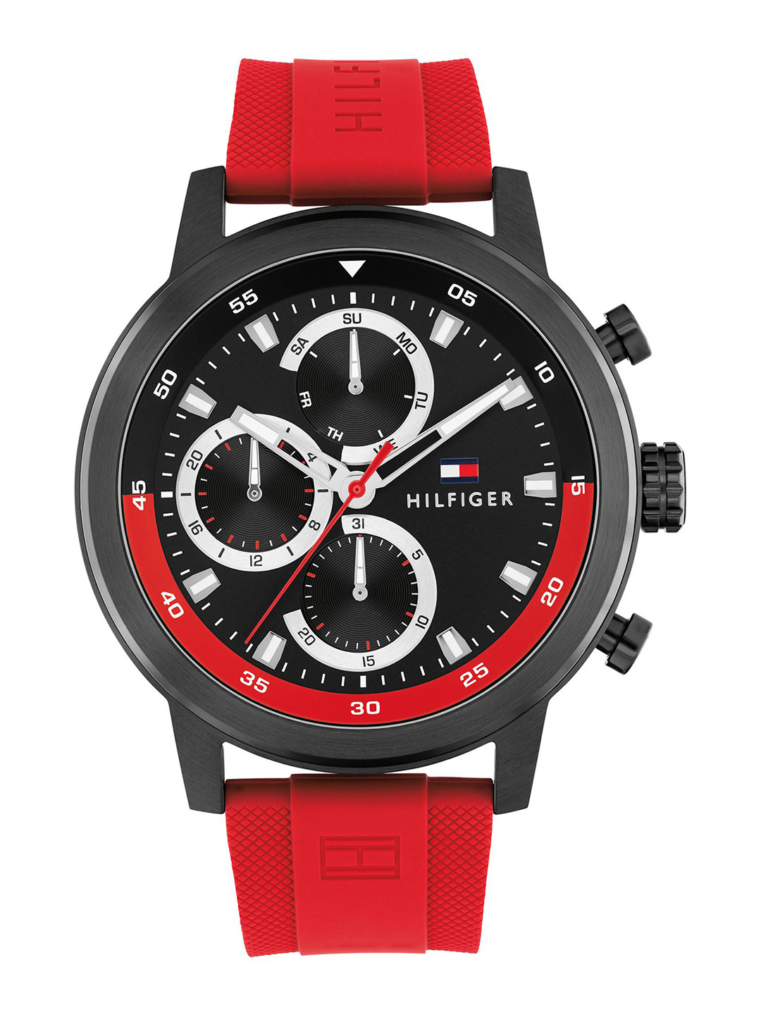 Tommy Hilfiger Rocky Men Silicon Straps Analogue Multi Function Watch TH1792178