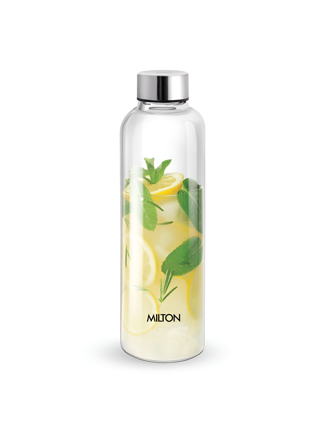 Milton Transparent Stainless Steel Leak proof Reusable Pet water bottle 1000 ML