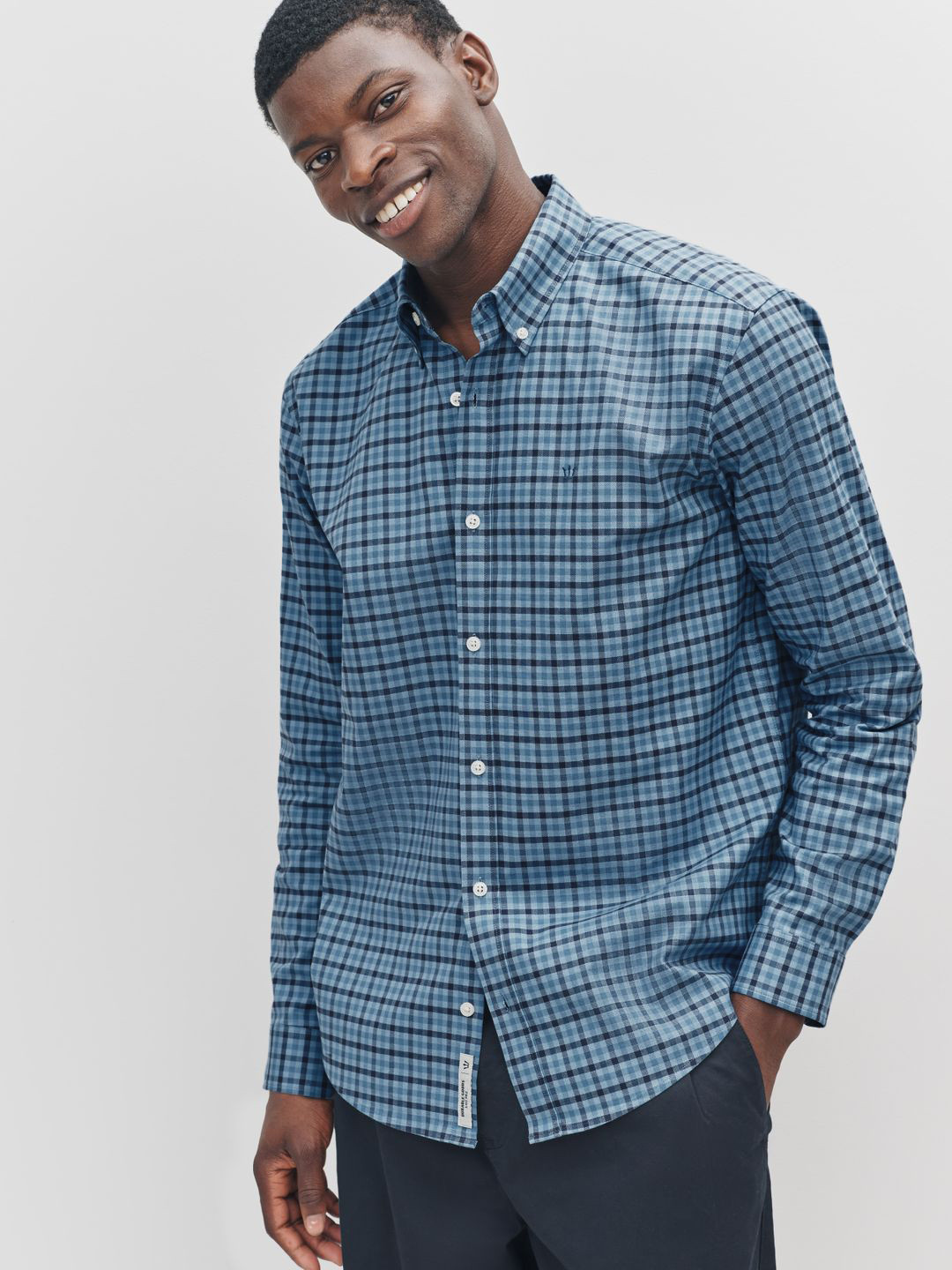 NEXT Checked Oxford Shirt
