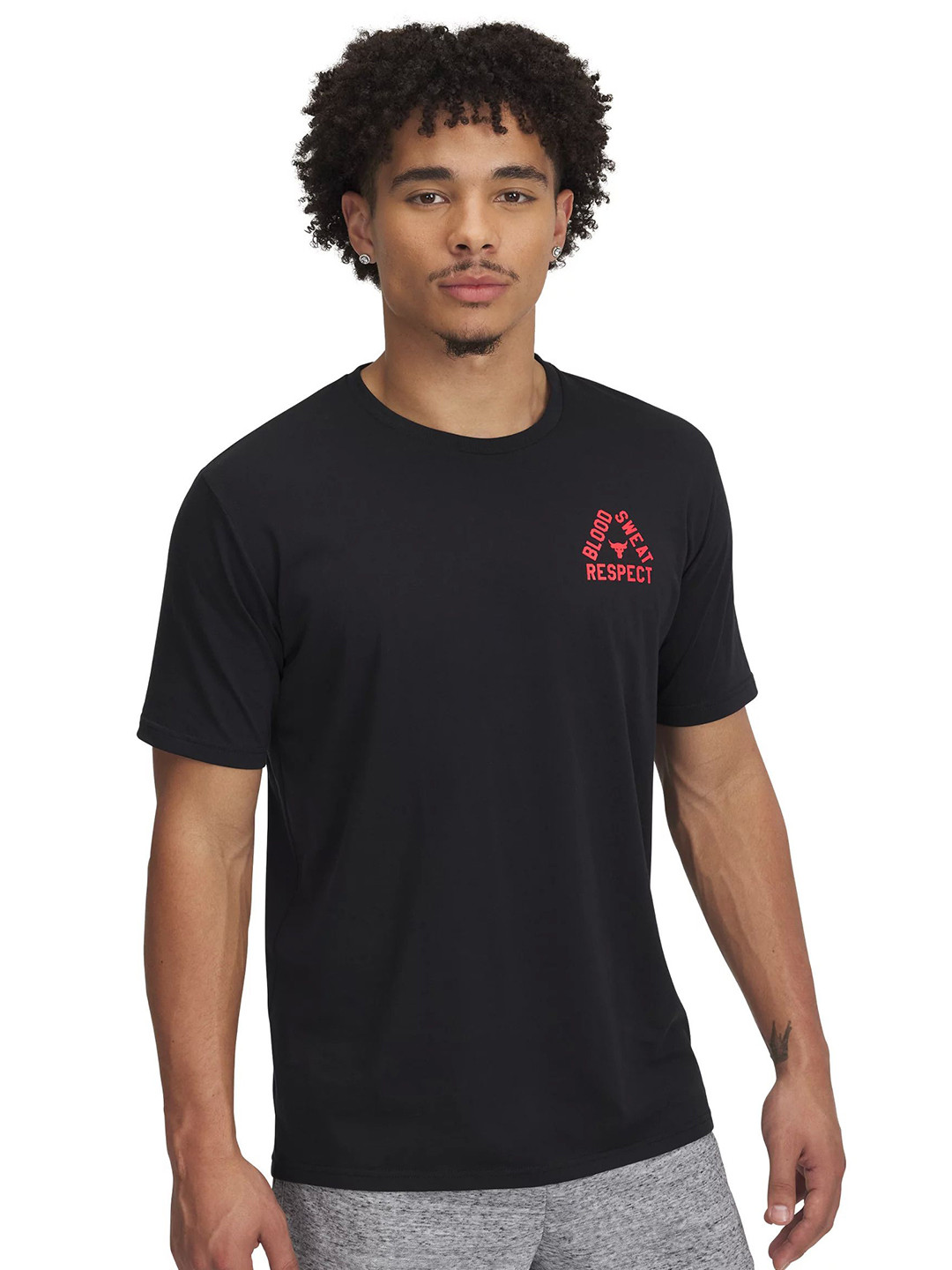 UNDER ARMOUR Project Rock Short Sleeves T-Shirt