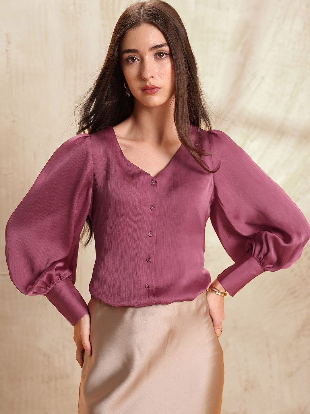 U.S. Polo Assn. Women Cuffed Sleeves Shirt Style Top