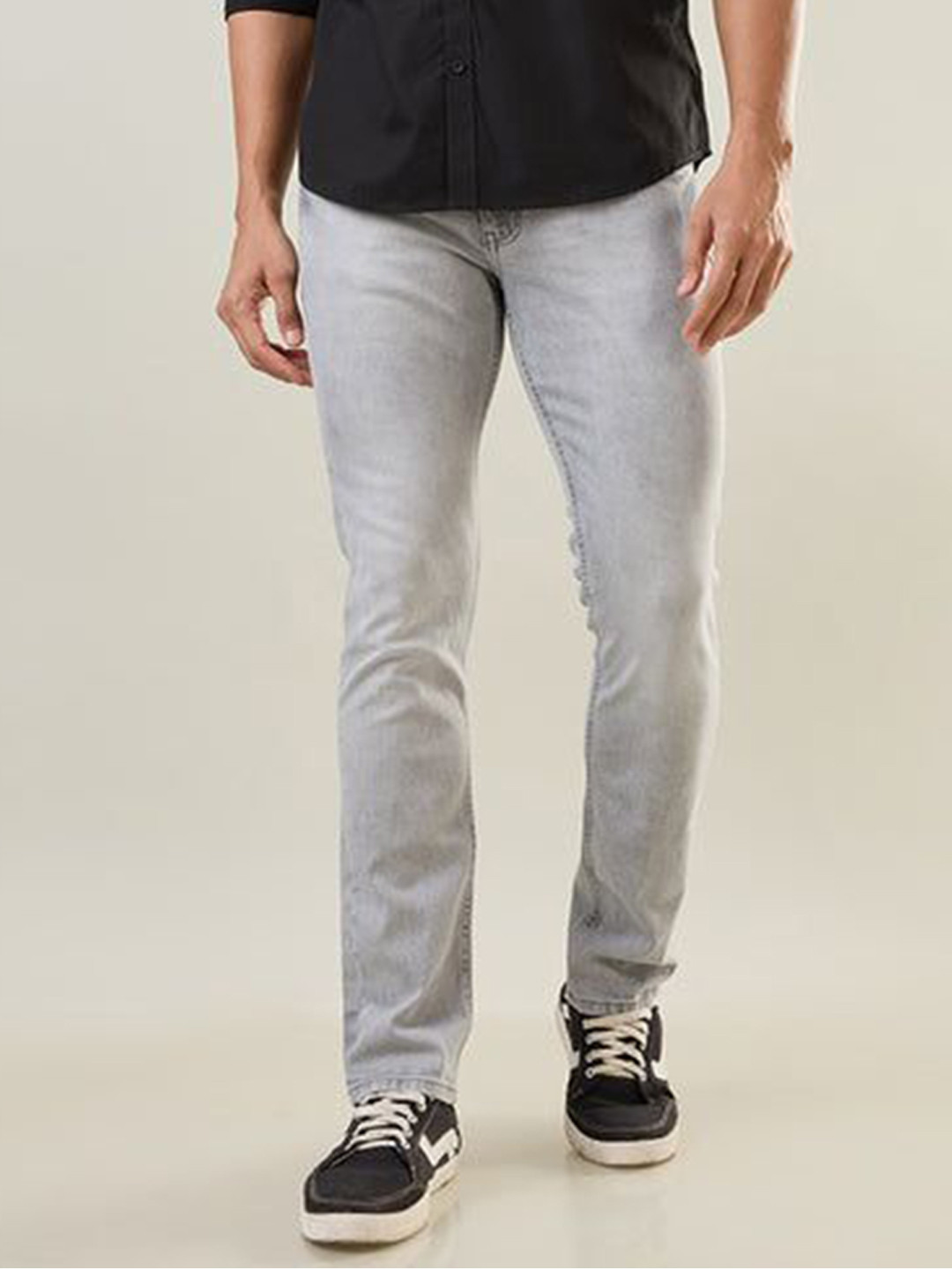 TIM PARIS Men Light Cloud Ferdinand Slim Tapered Jeans