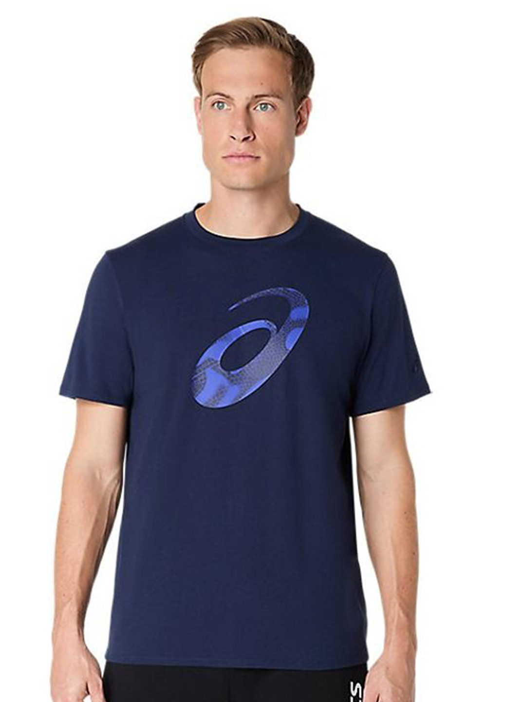 ASICS Spiral Logo Graphic Half Sleeves T-shirt