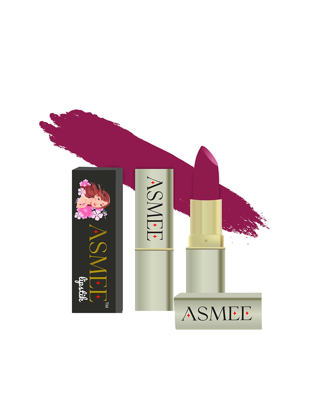 ASMEE Long Lasting & Non Transfer Matte Lipstick 4.2 g- Stargazer DI-0202