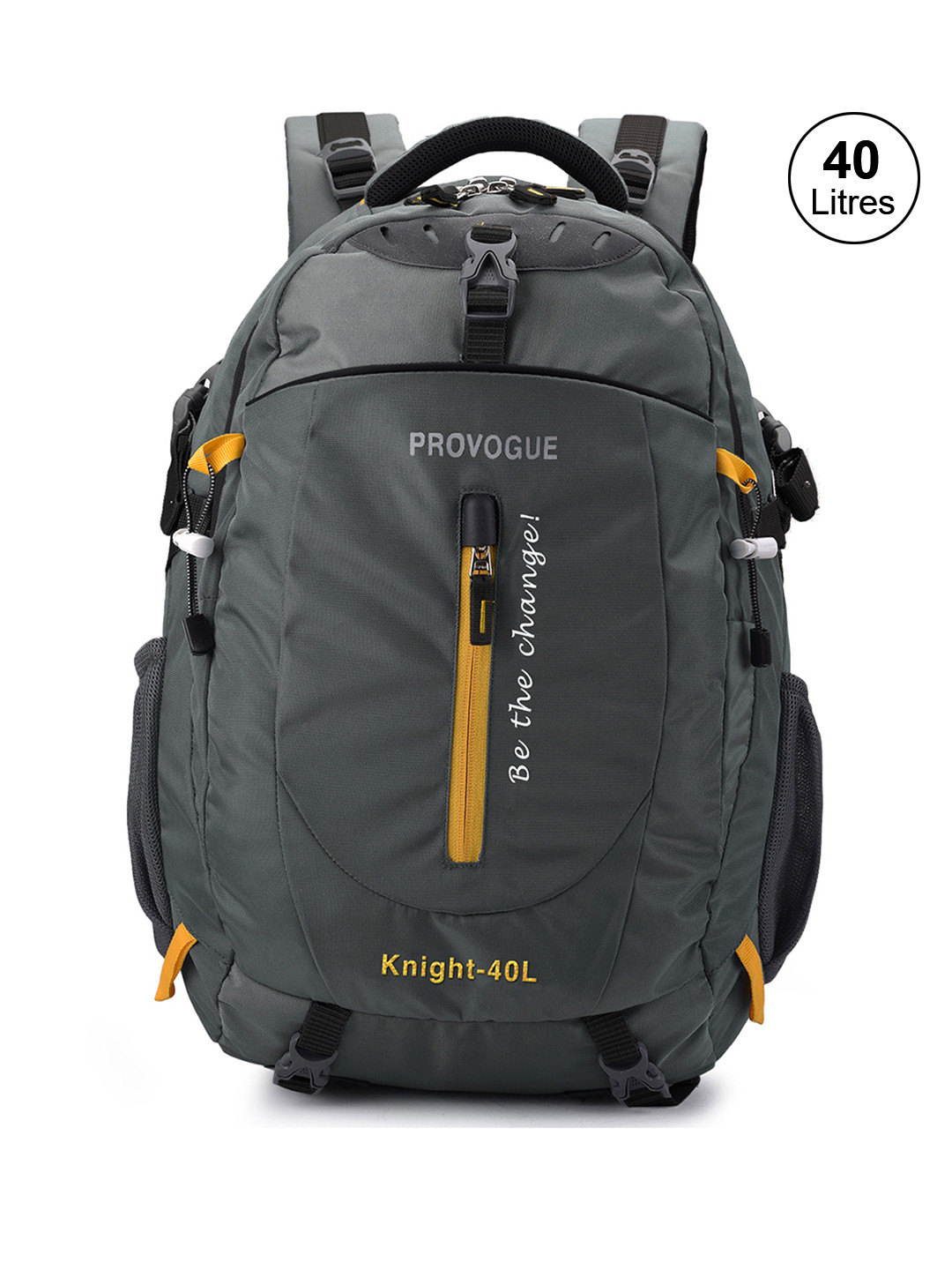 Provogue Unisex Ergonomic Backpack With Reflective Strip & Rain Cover 40 L
