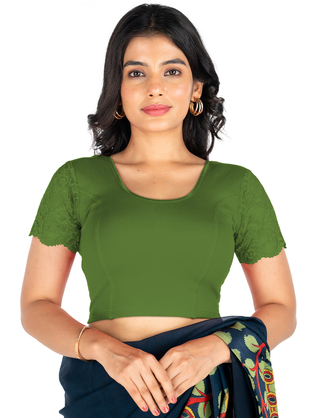 Abhi Stretchable Cotton Fitted Crop Top
