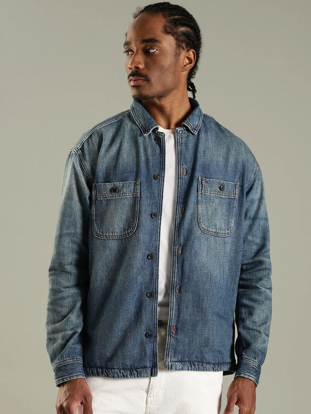 Tommy Hilfiger Denim Spread Collar Jacket