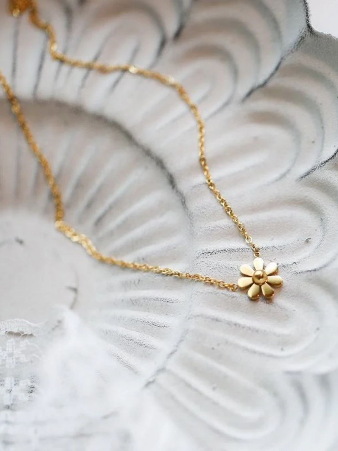 FAB COUTURE Gold-Plated Stainless Steel Waterproof Daizy Dream Chain