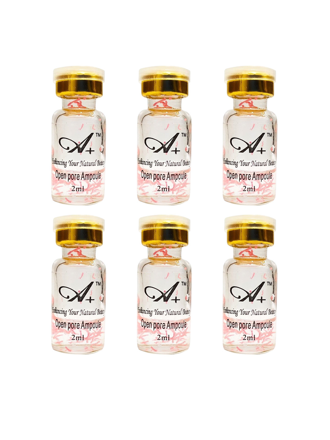 A+ Professional Range Set Of 6 Open Pore Ampoule For Clogged Pores - 2 ml Each