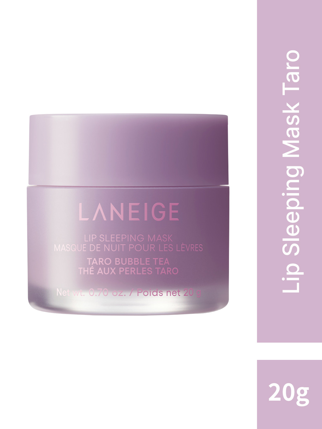 LANEIGE Lip Sleeping Mask with Vitamin C & Shea Butter 20g - Taro Bubble Tea