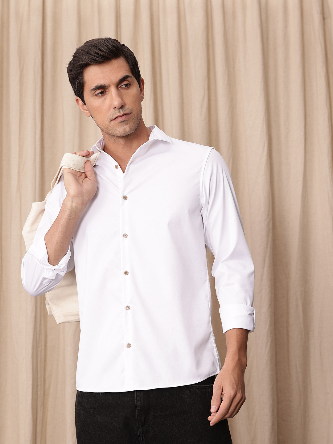 Mr Bowerbird Men Standard Tailored Fit Pure Cotton Casual Shirt
