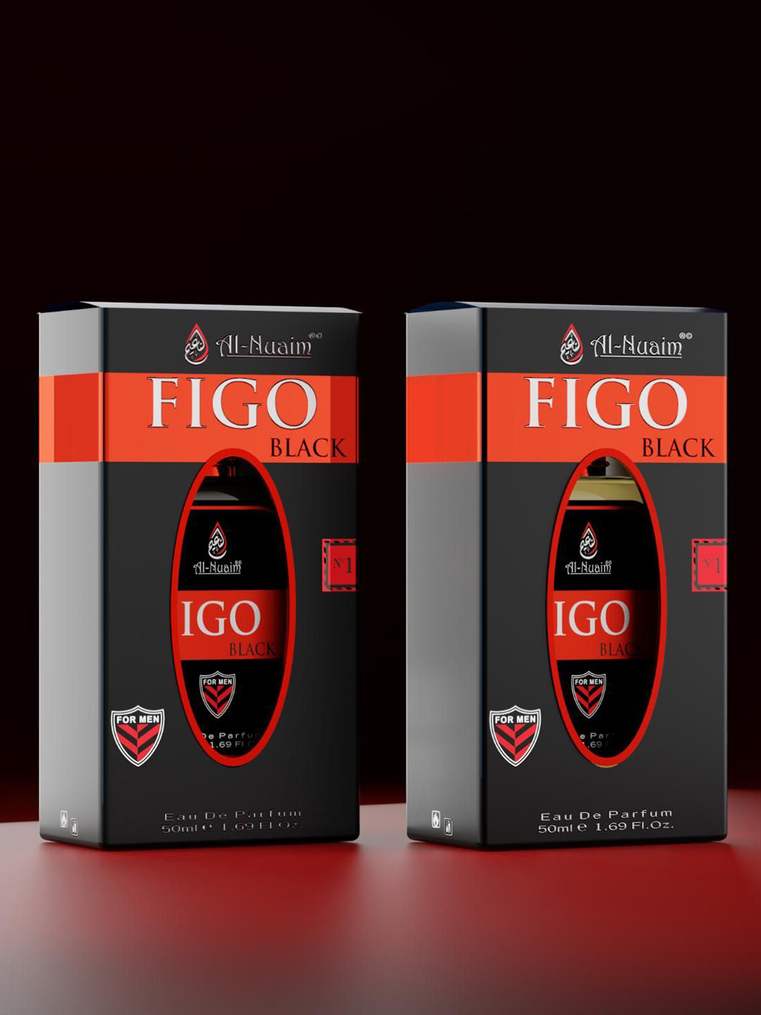 Al-Nuaim Figo Black Long Lasting Eau De Parfum- 50 ml