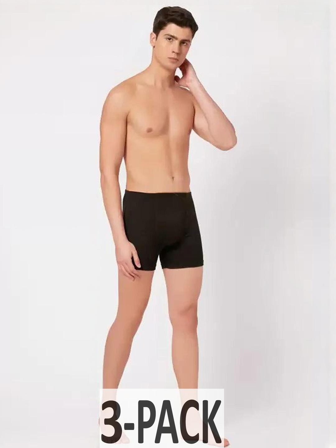 CAVENDERS Pack Of 3 Mid Rise Briefs E48-BRIEF--BL,BR,BK-3-85