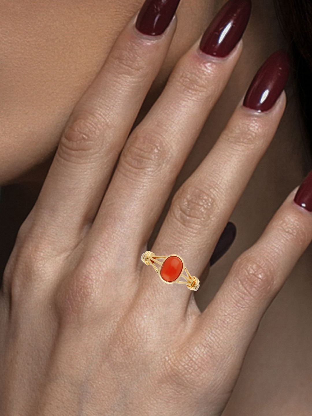 C KRISHNIAH CHETTY JEWELLERS PVT LTD 22KT Finger Gold Ring-6.34g