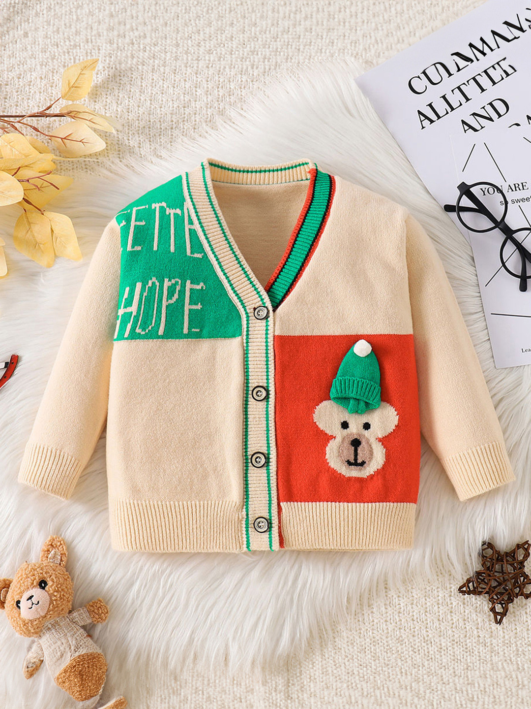 Hopscotch Boys Polyester Printed Sweaters