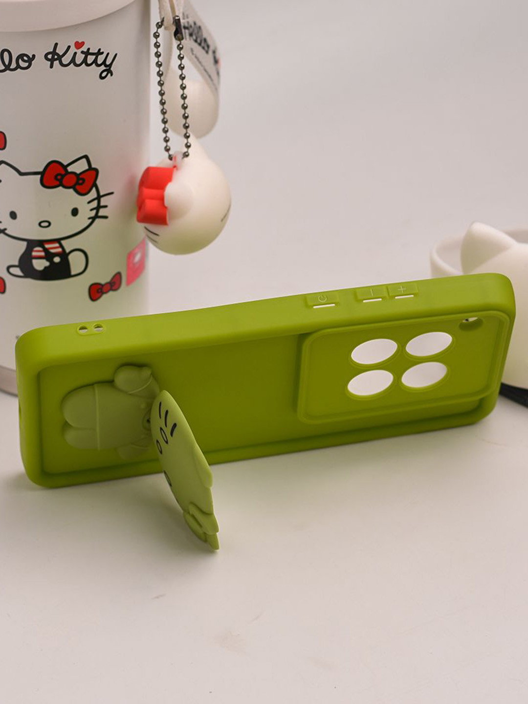 PEEPERLY Women Cartoon Characters OnePlus 13R 5G Meow Makeup Mirror Back Case