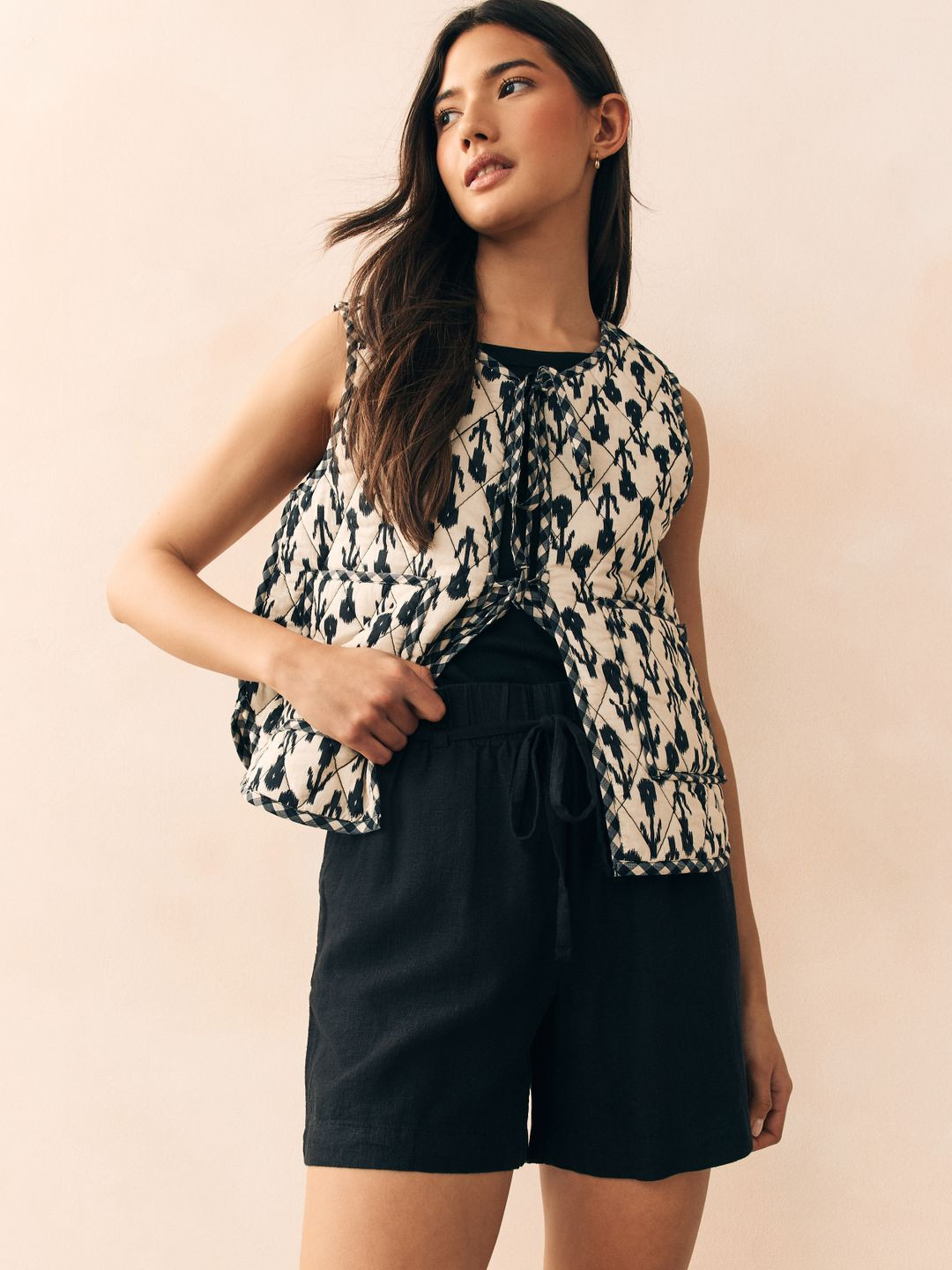 NEXT Women High-Rise Regular Fit Shorts