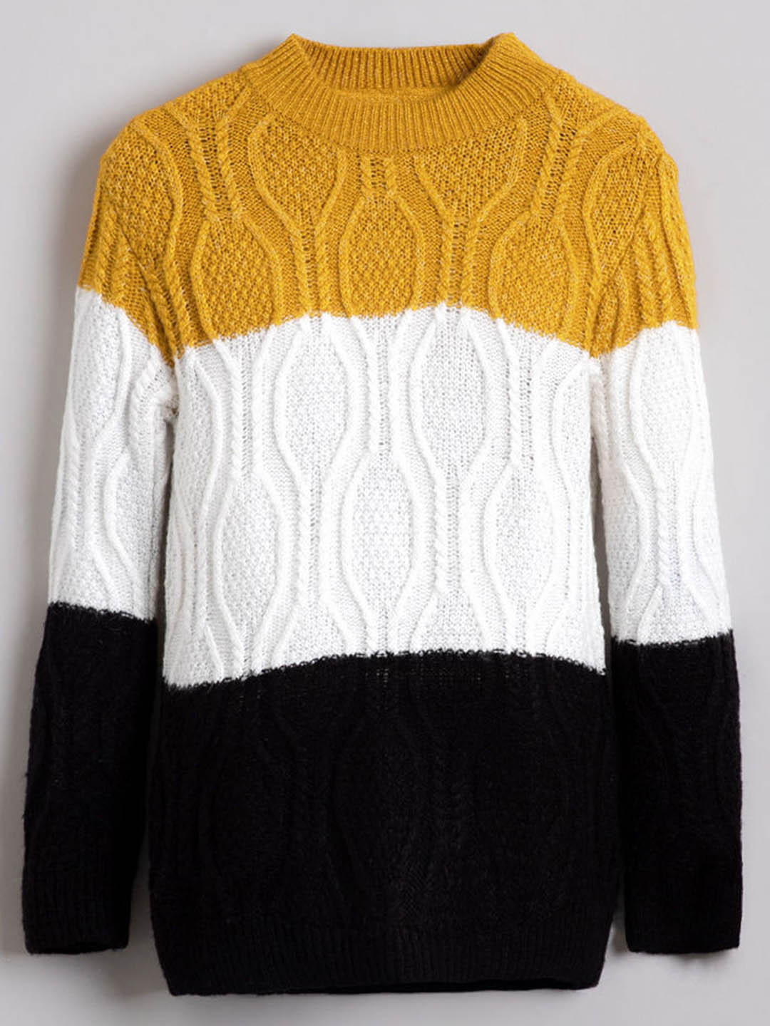 Hopscotch Girls Wool Printed Sweaters