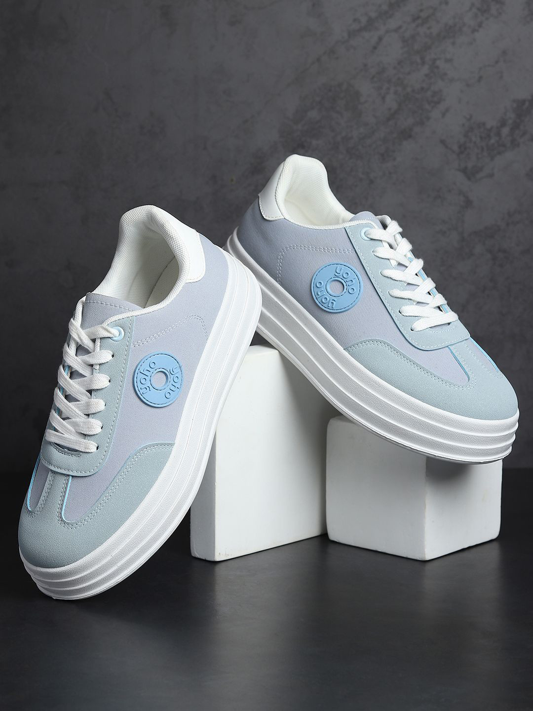 Yoho Women CAS 105 Solid Platform Sneakers