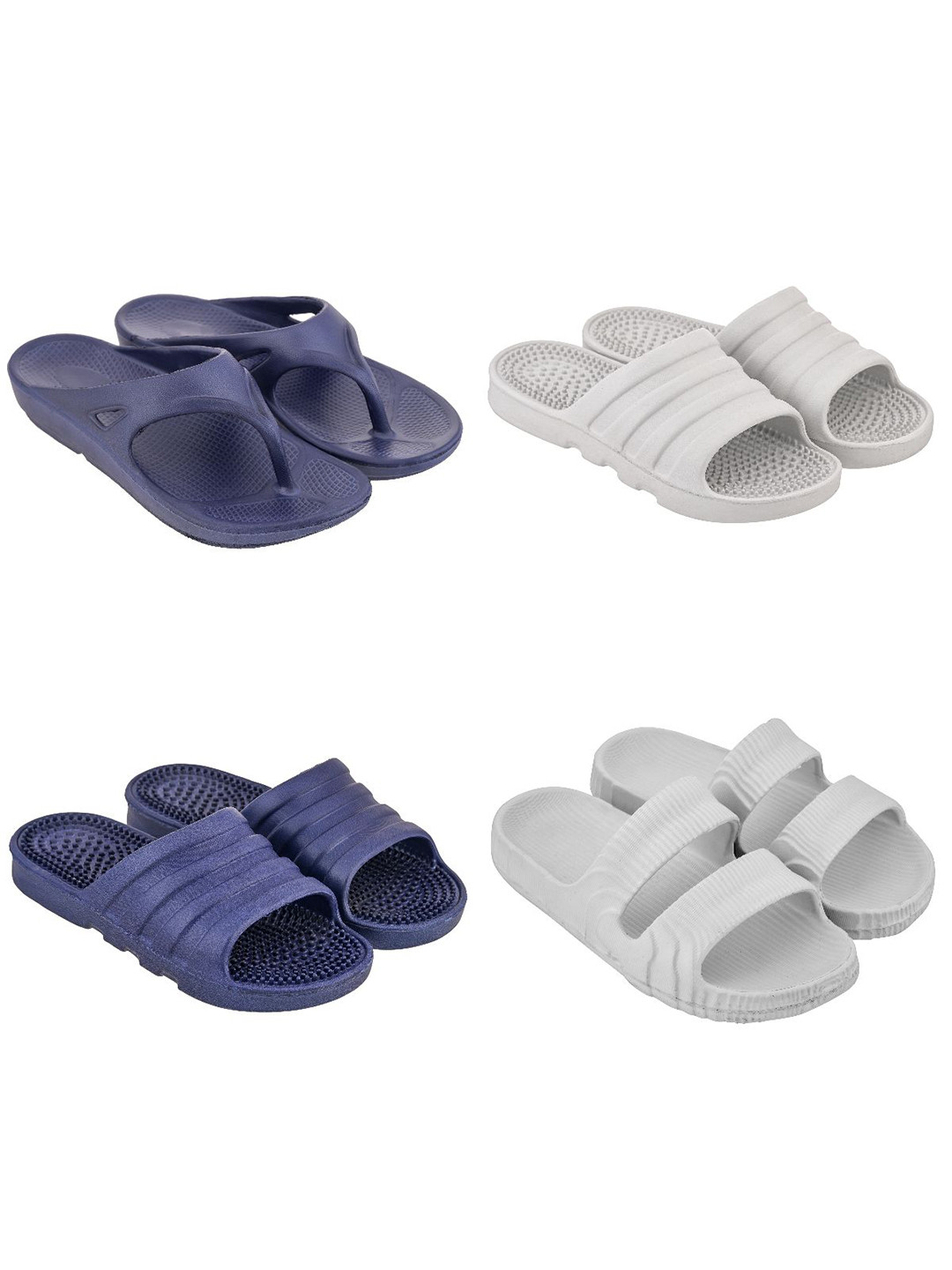 Feel alive Men Set of 4 Flip Flops