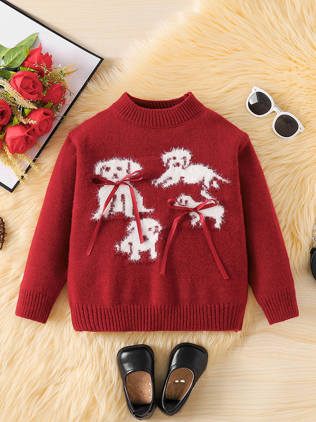 Hopscotch Girls Printed Pullover