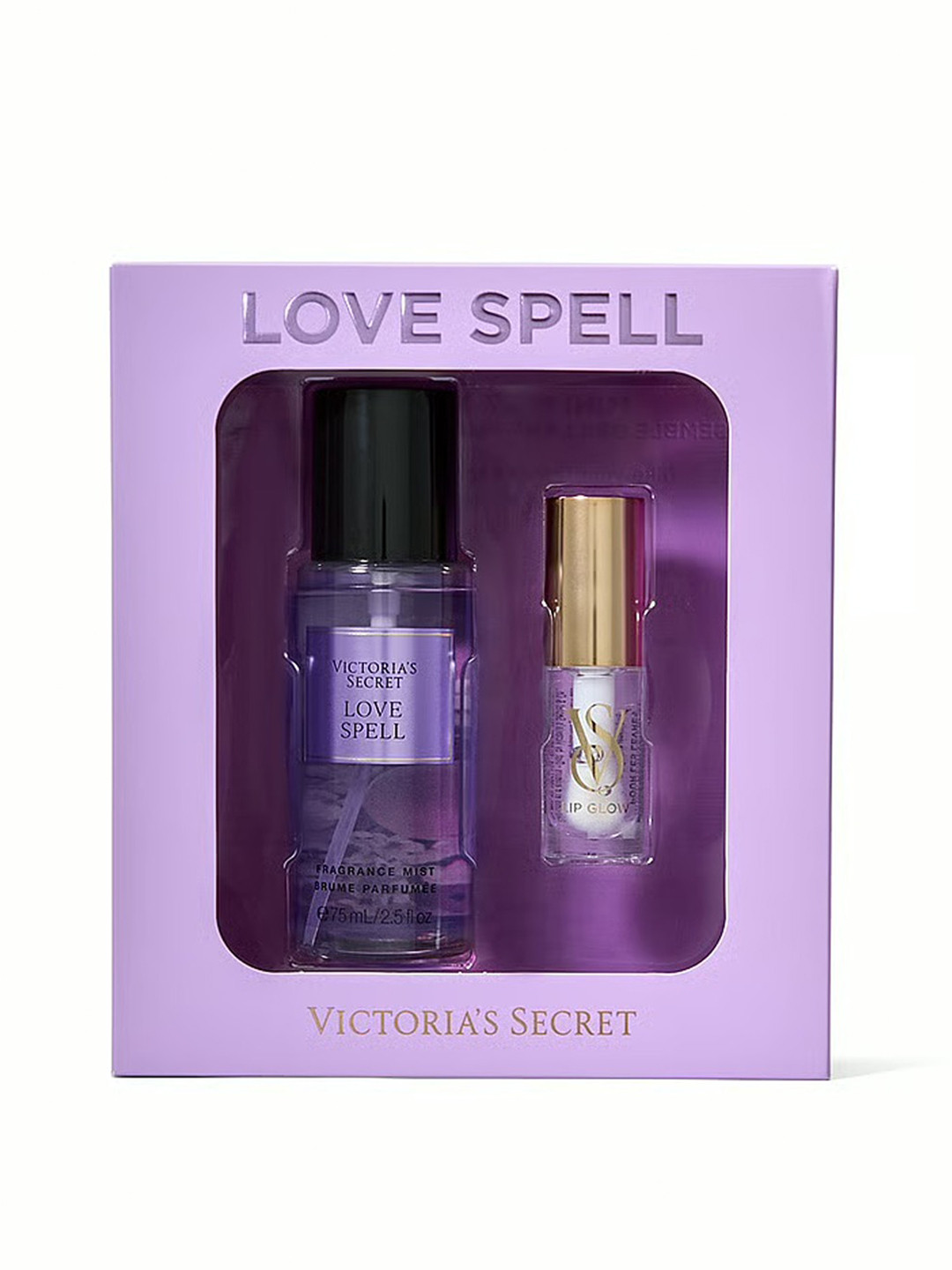 Victoria's Secret Love Spell Mist & Clear Lip Glow Two-Piece Gift Set