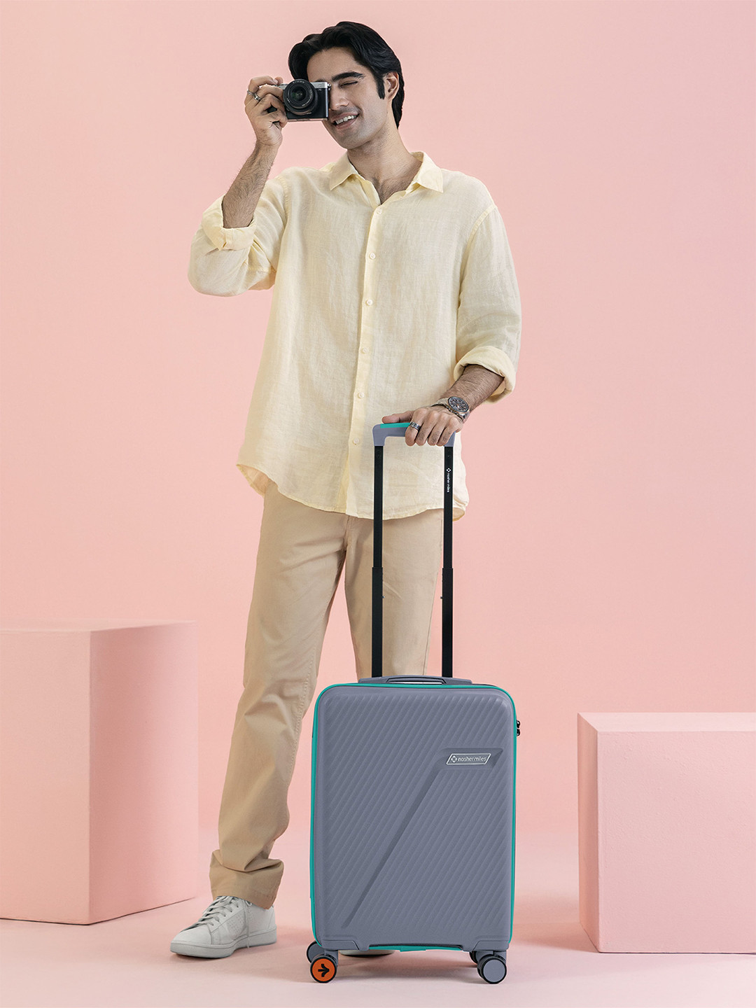 Nasher Miles Montreal Carry-On Hard-Sided Cabin Trolley Bag