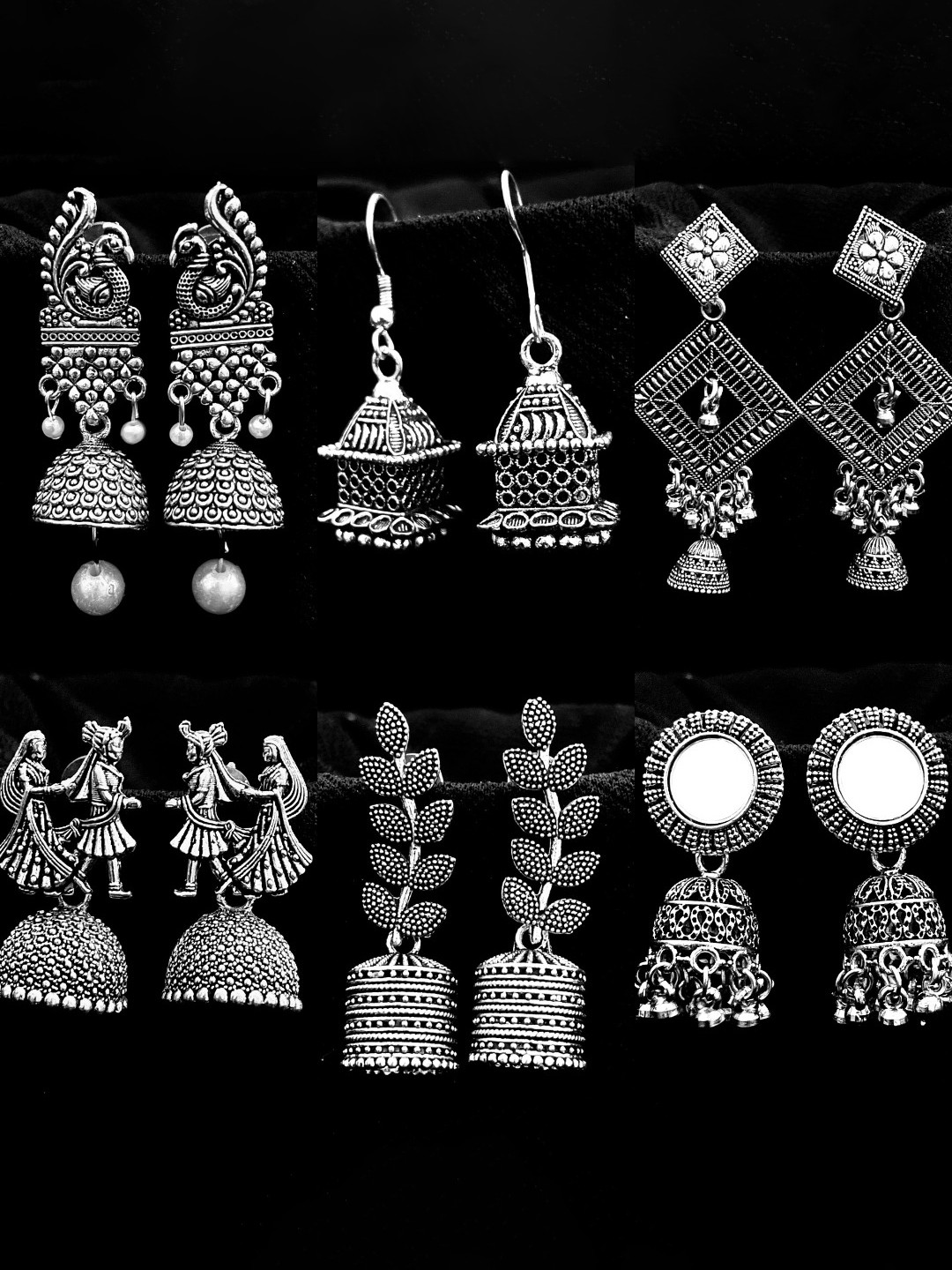 ANNORA INTERNATIONAL Women NA Alloy Jhumkas