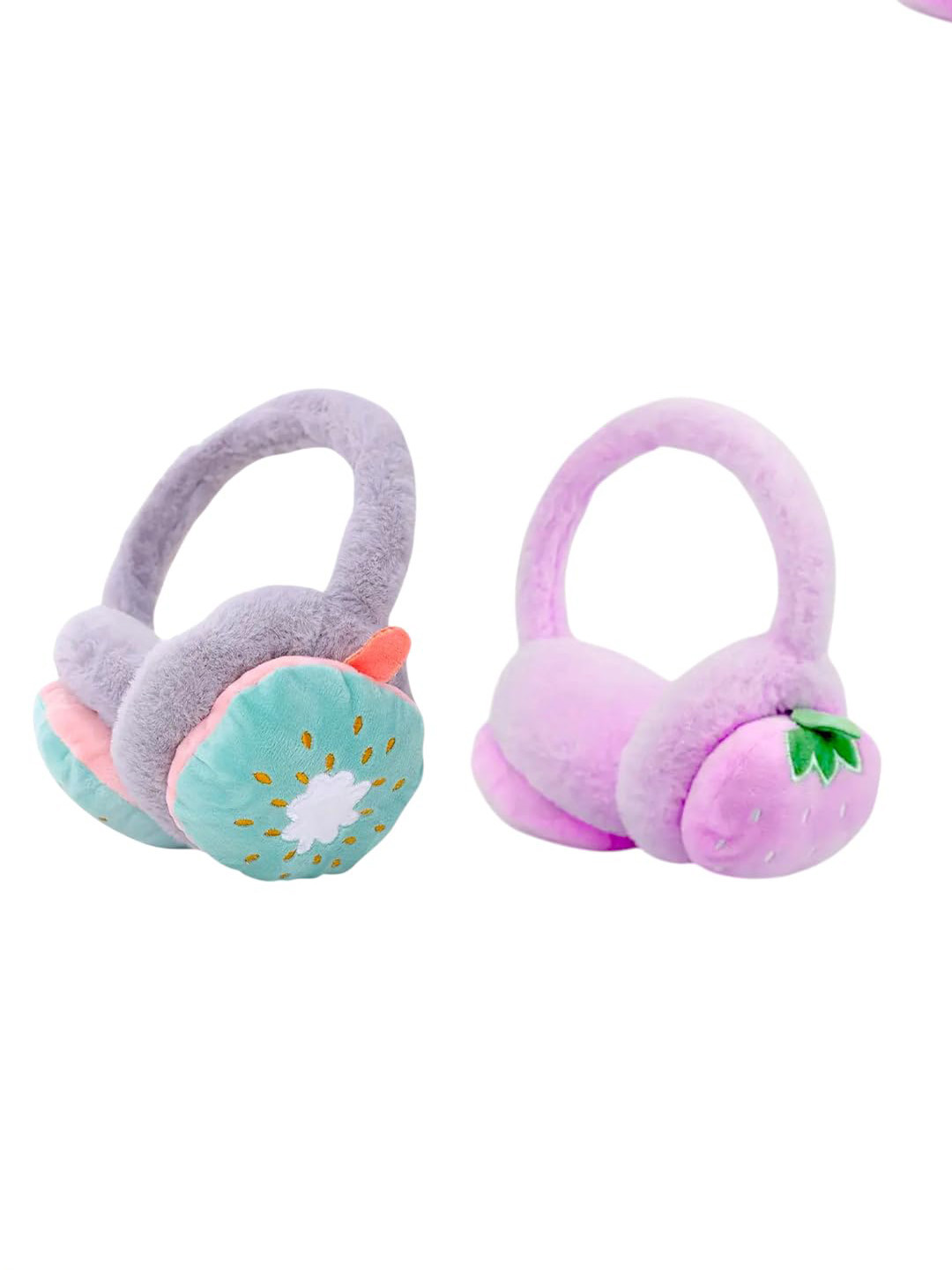 Trubliz Pack Of 2 Kids Pink & green Earmuffs