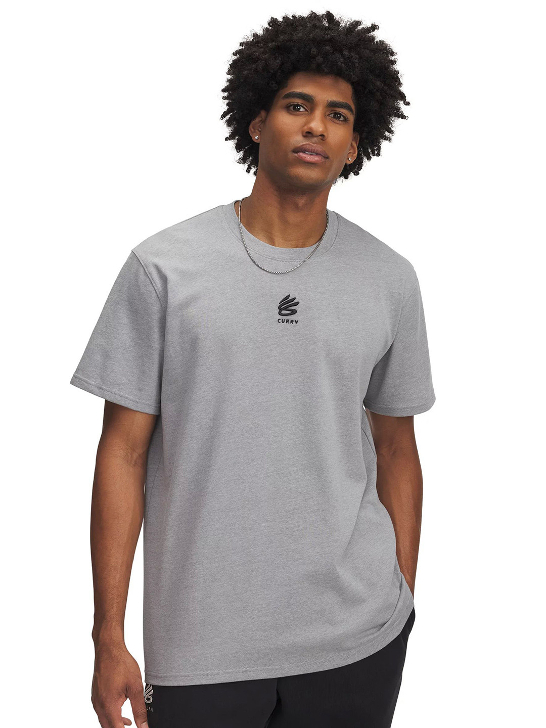 UNDER ARMOUR Curry Heavyweight Logo Short Sleeves T-shirt