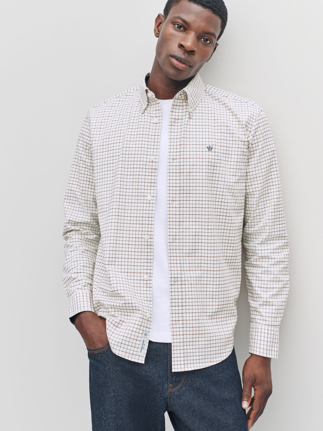 NEXT Checked Oxford Shirt