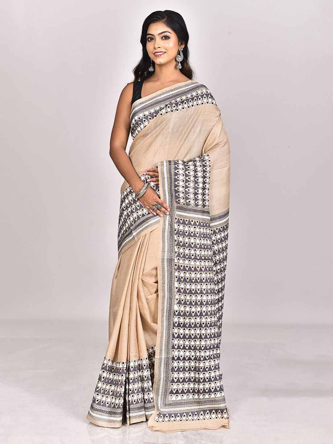 RAM SHYAM collection  Saree With Blouse Piece