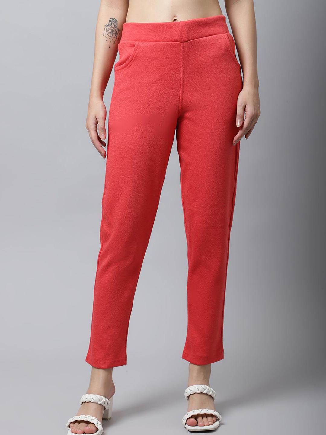 LEGITLOOKS Women Woollen Trousers