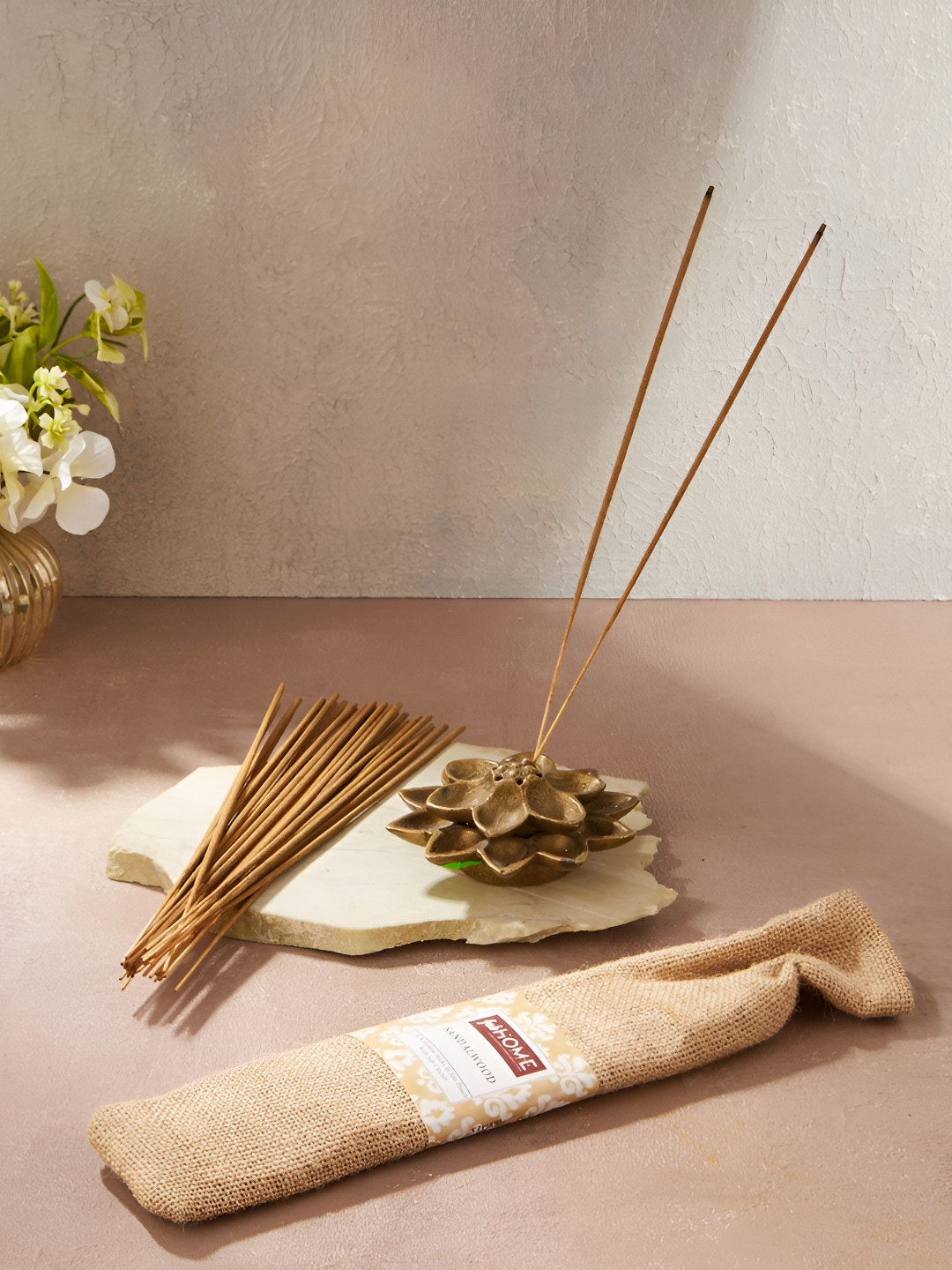 Fabindia Brown Sandalwood Wooden Incense 30 Sticks