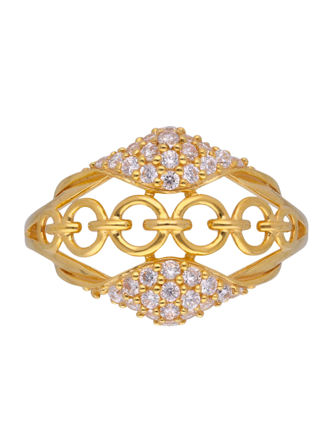 KRISHNIAH CHETTY JEWELLERS PVT LTD Women 22KT Finger Ring Gold-2.99g