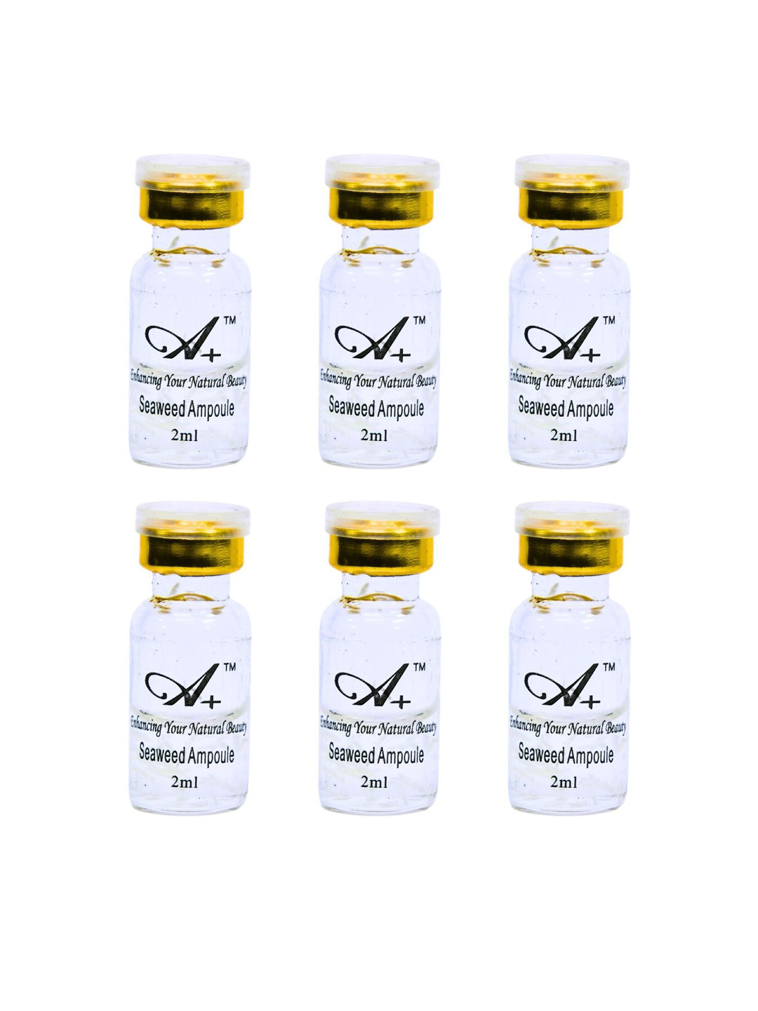 A+ Professional Range Set Of 6 Purifying Ampoule For Shine & Glow- 2 ml Each