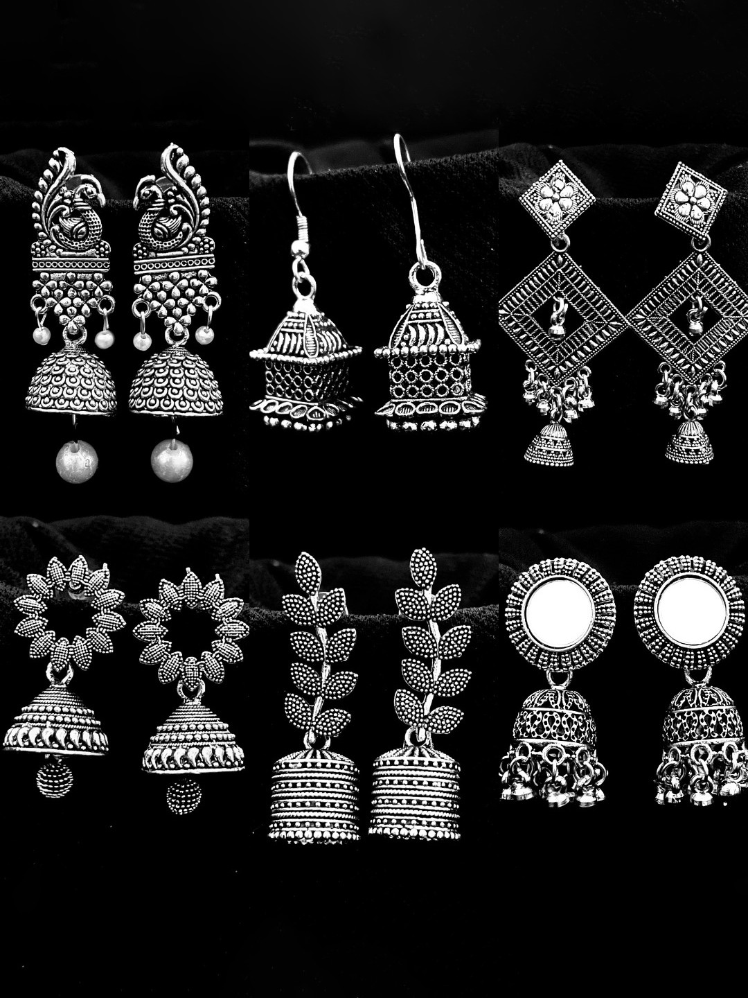 ANNORA INTERNATIONAL Women NA Alloy Jhumkas