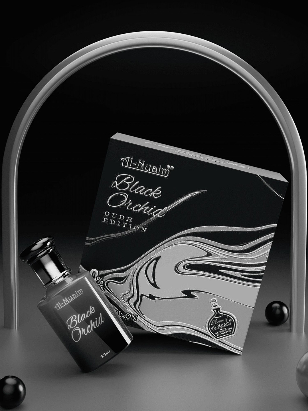 Al-Nuaim Black Orchid Alcohol Free Attar - 9.9 ml