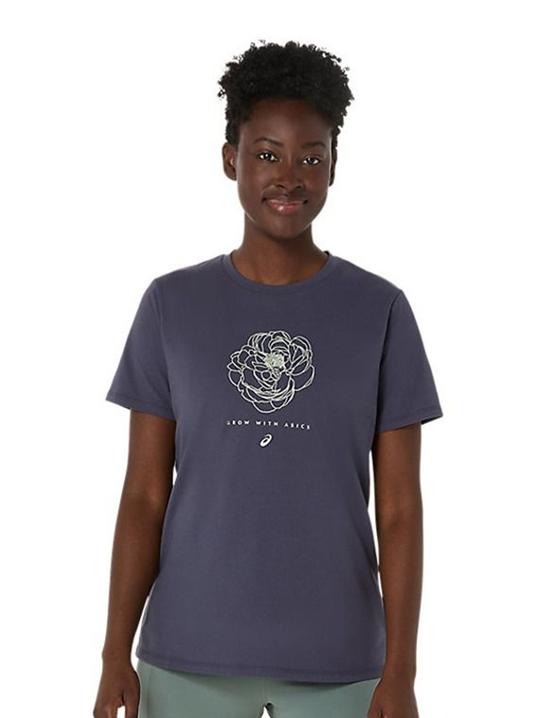 ASICS Flower Graphic Crew Neck T-shirt