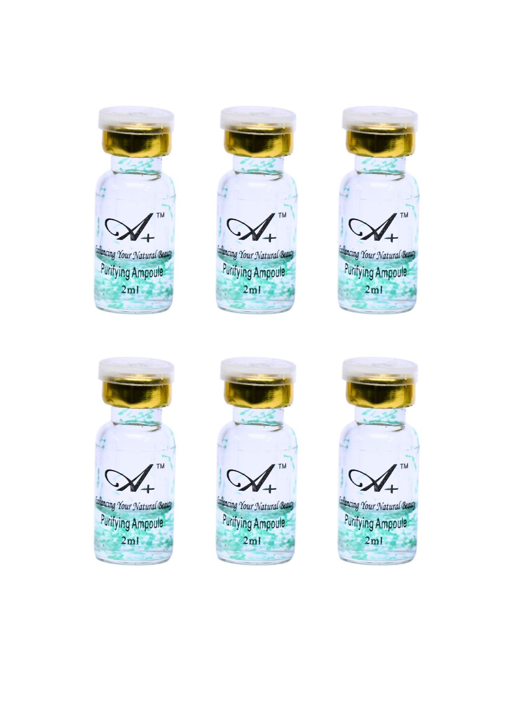 A+ Professional Range Set Of 6 Purifying Ampoule For Acne & Pimples - 2 ml Each