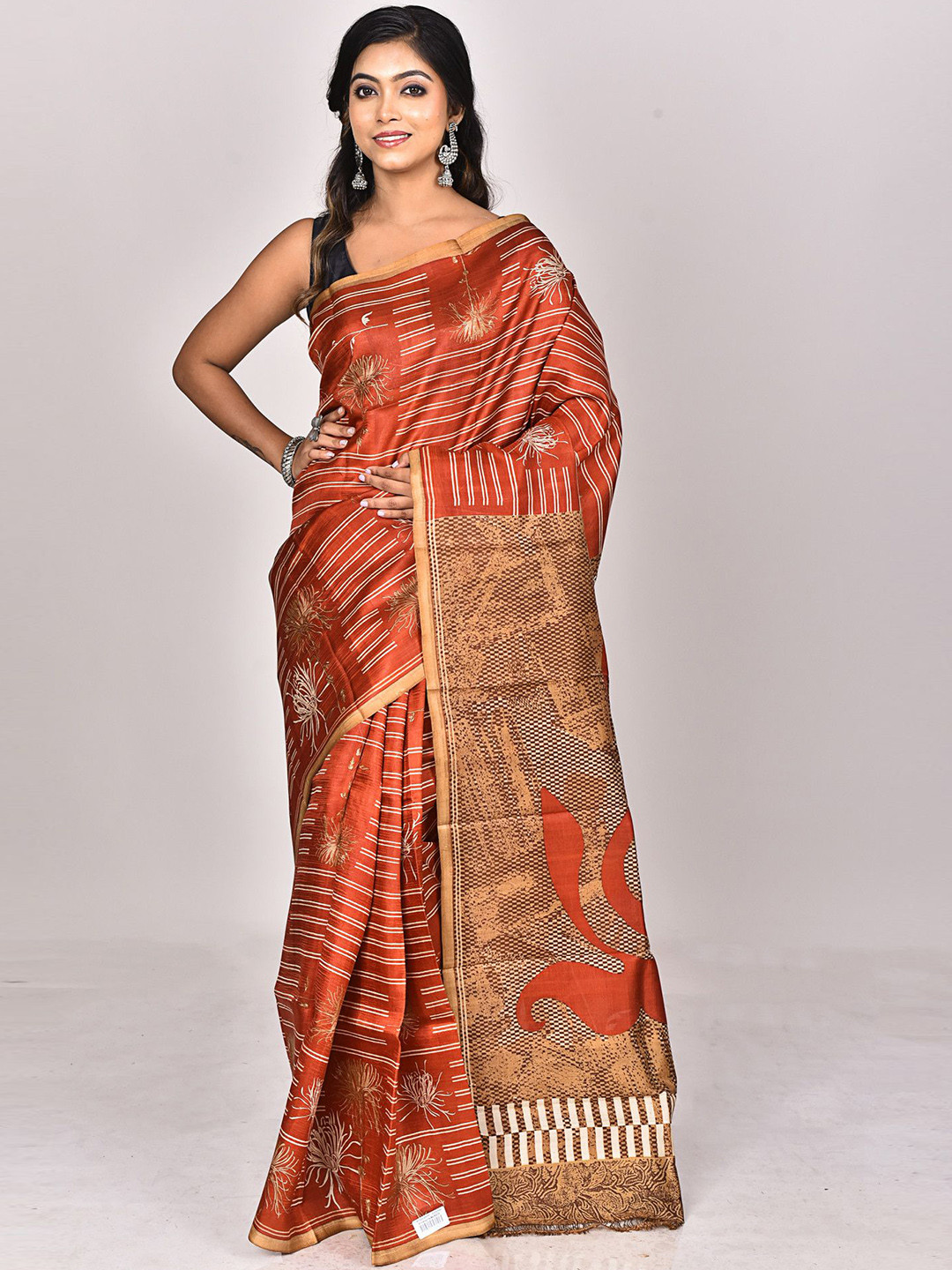 RAM SHYAM collection Striped Zari  Saree
