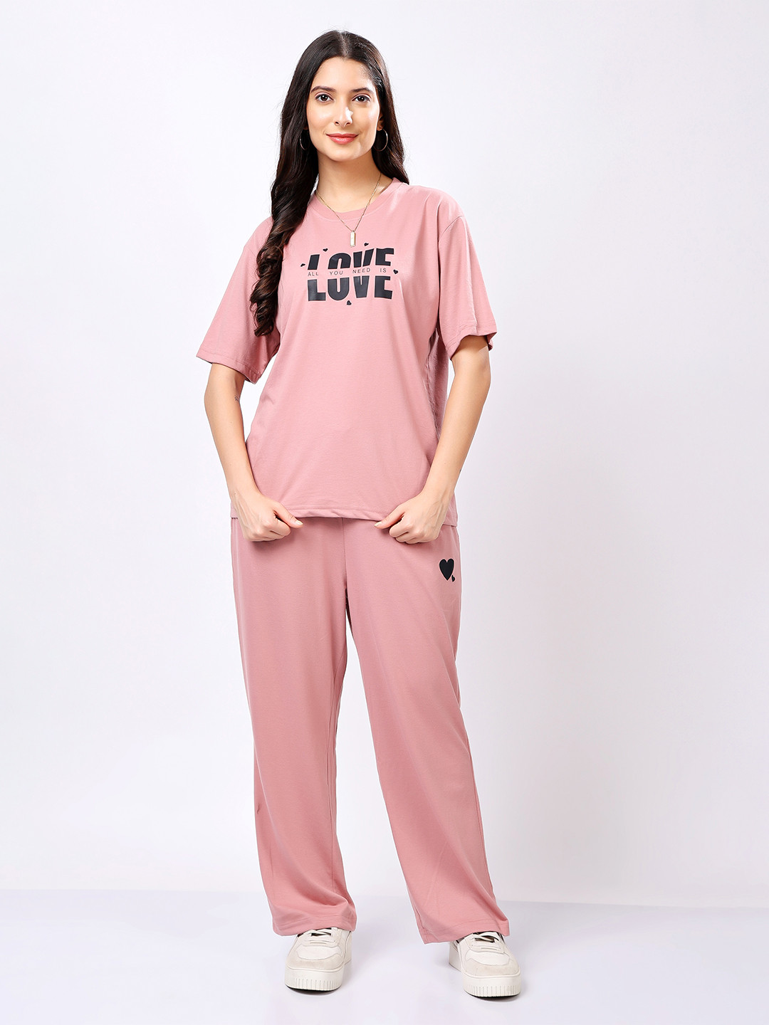 Lugo Women Pink Co-Ord Set