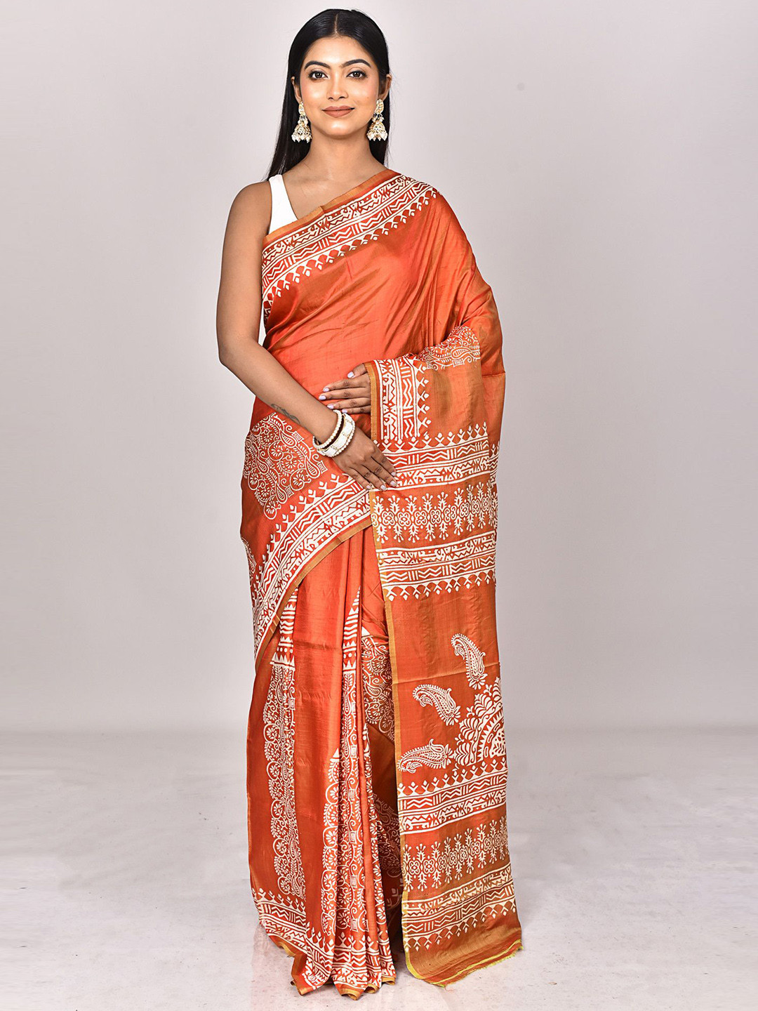 RAM SHYAM collection Batik Printed  Saree
