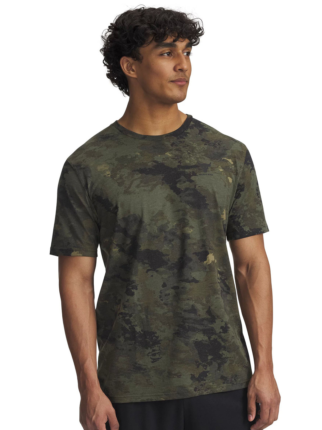 UNDER ARMOUR Project Rock AOP Short Sleeves T-Shirt