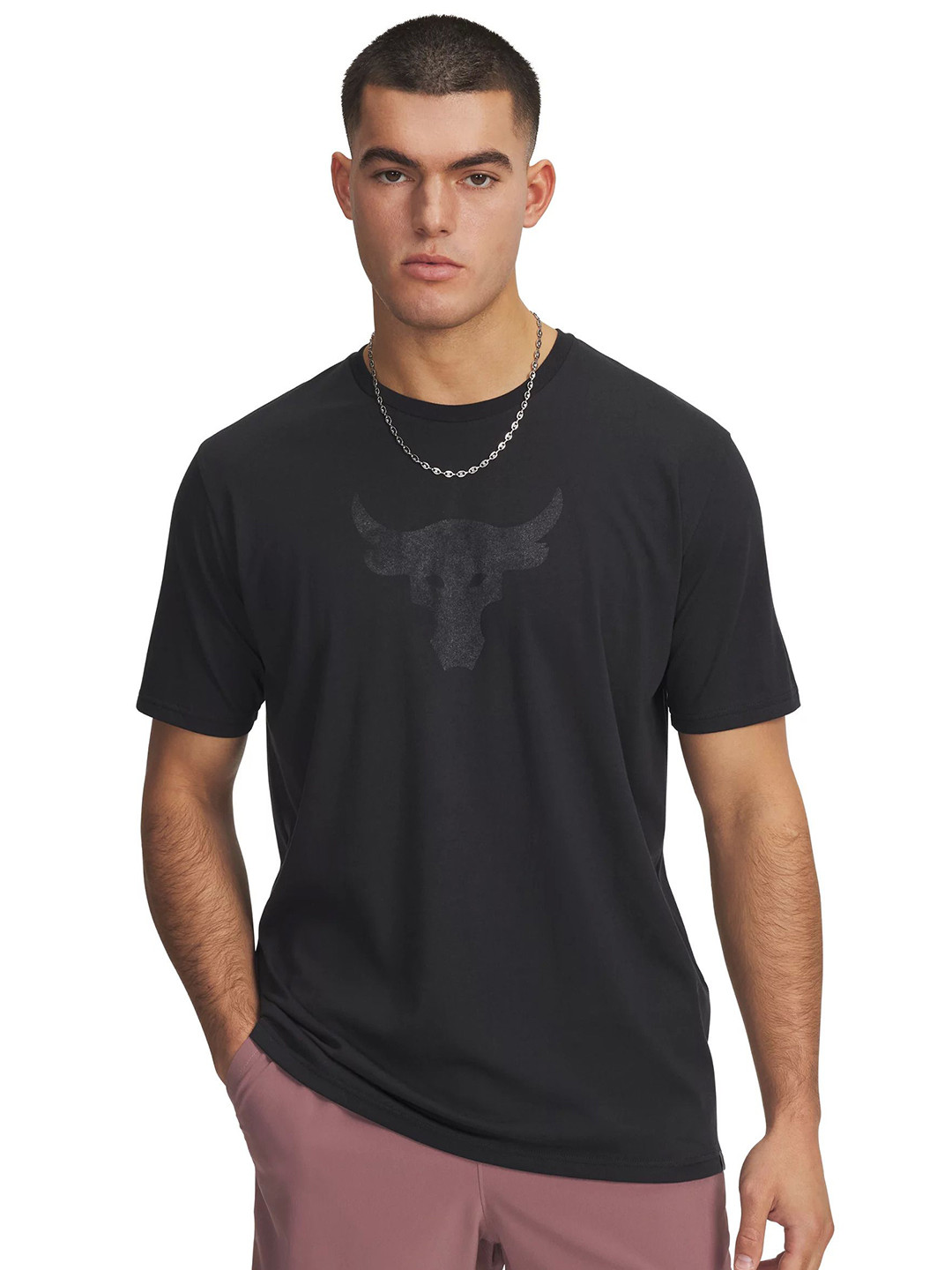 UNDER ARMOUR Project Rock Brahma Bull Short Sleeves T-shirt