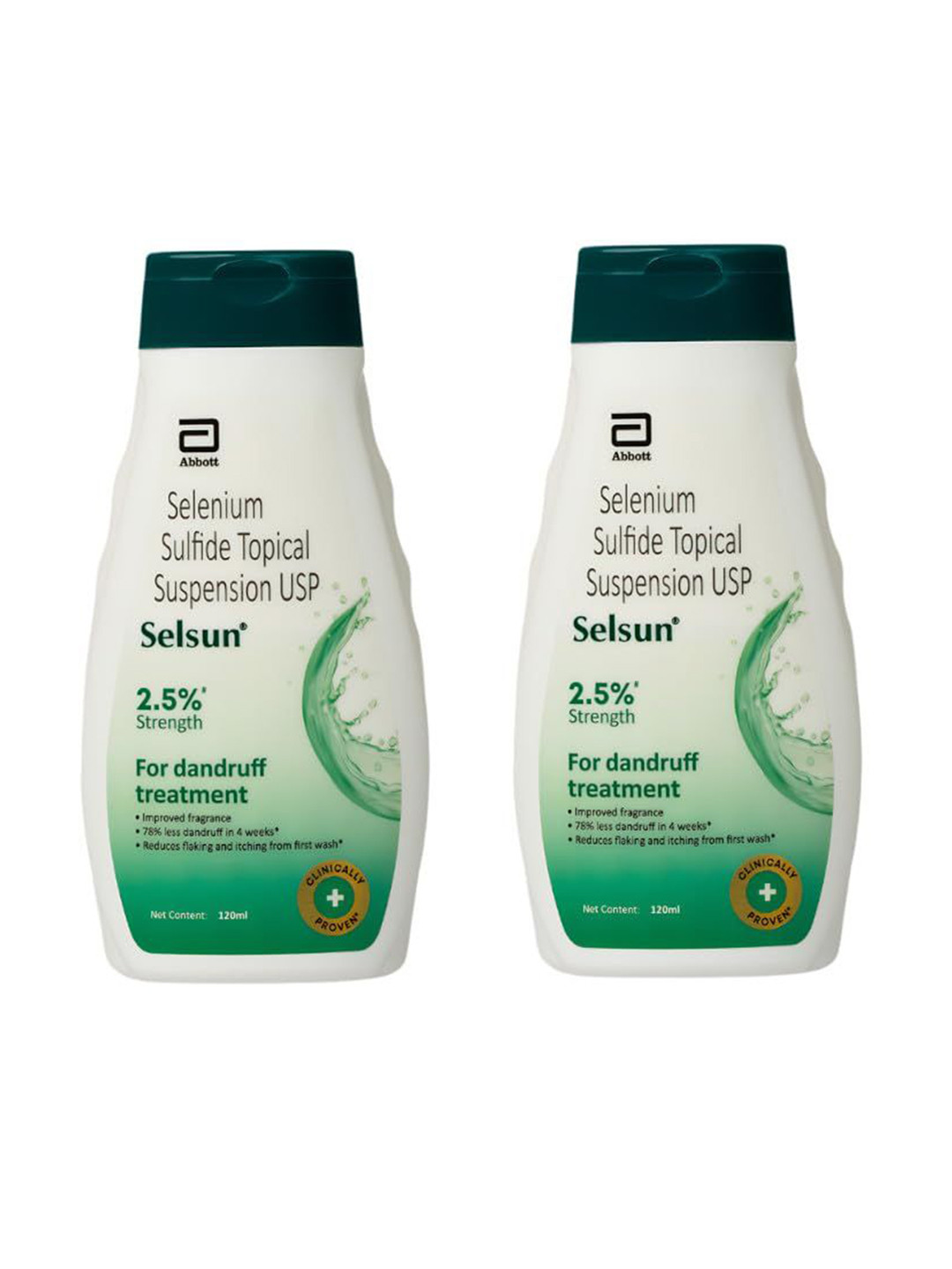 Selsun Set Of 2 Suspension Anti Dandruff Shampoo - 120 ml Each